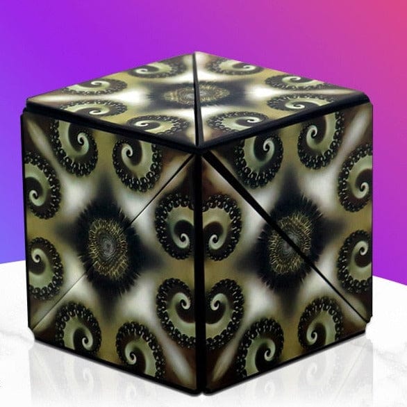 Sculpture Cube Infini - Silver Stress