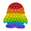 Animal Fidget Reliver Stress Toys Rainbow Push It Bubble Antistress Toys Adult Children Sensory Toy To Relieve Autism
