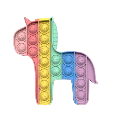 Animal Fidget Reliver Stress Toys Rainbow Push It Bubble Antistress Toys Adult Children Sensory Toy To Relieve Autism