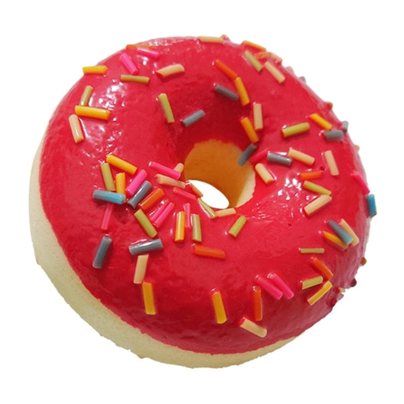 SYOZPXY Balle anti-stress en forme de donut arc-en-ciel - Balle de