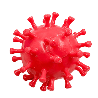 Balle Anti-Stress Virus Rouge