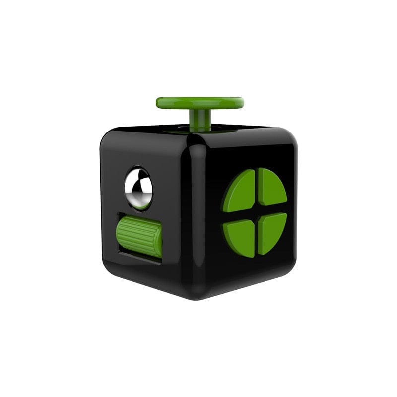 Fidget Cube Noir & Vert