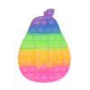 Fruit Theme Fidget Reliver Stress Toys Rainbow Push It Bubble Antistress Toys Adult Children Sensory Toy To Relieve Autism