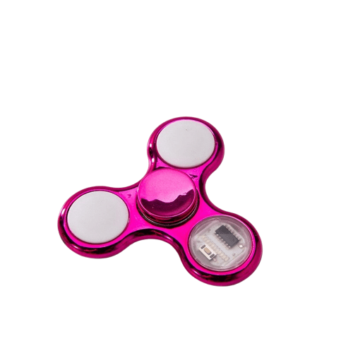 Hand spinner lumineux 70 x 70 x 10 mm - Ref SPINNERYC1 sur Grossiste  Chinois Import