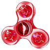 Hand Spinner Transparent Rouge
