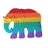 New Big Animal Pop XXL Bear Colorful Pops Large Game Rainbow Giant Fidget Toy Large Simpl Dimmer for Girls Birthday Gift 30/40CM