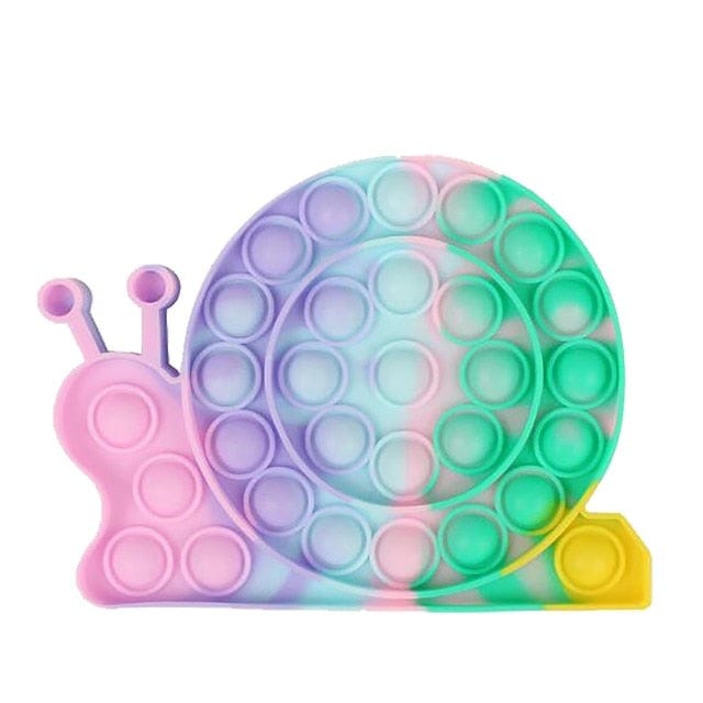 Achat Bubble Pop It jouet sensoriel déstressant, bulles de silicone à  presser et presser. Design carré multicolore. Multicolore en gros