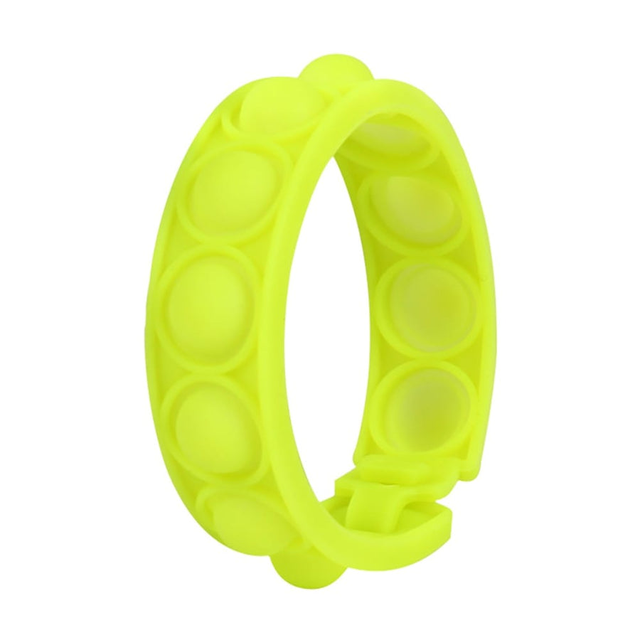 Silicone world Pops Bubble Decompression Bracelet Stress Relief Toy Anti Stress Relief Colorful Silicone Bracelet Adult Kids Toy