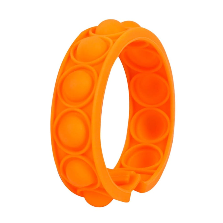 Silicone world Pops Bubble Decompression Bracelet Stress Relief Toy Anti Stress Relief Colorful Silicone Bracelet Adult Kids Toy