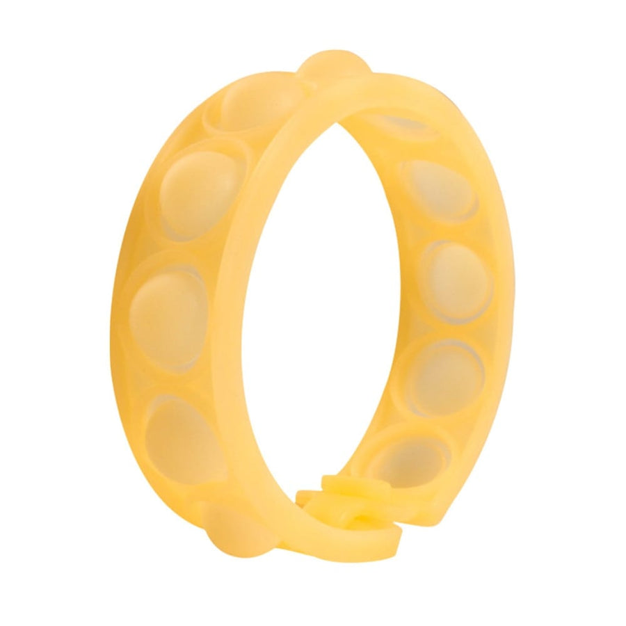 Silicone world Pops Bubble Decompression Bracelet Stress Relief Toy Anti Stress Relief Colorful Silicone Bracelet Adult Kids Toy
